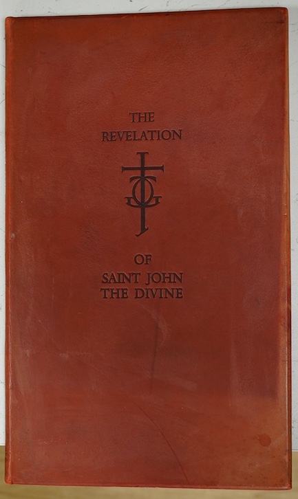The Gregynog Press - The Revelation of Saint John the Divine. Limited Edition (of 250 numbered copies). 41 (some full page) wood engraved illus. (by Blair Hughes-Stanton), title and elsewhere with some red printing: orig